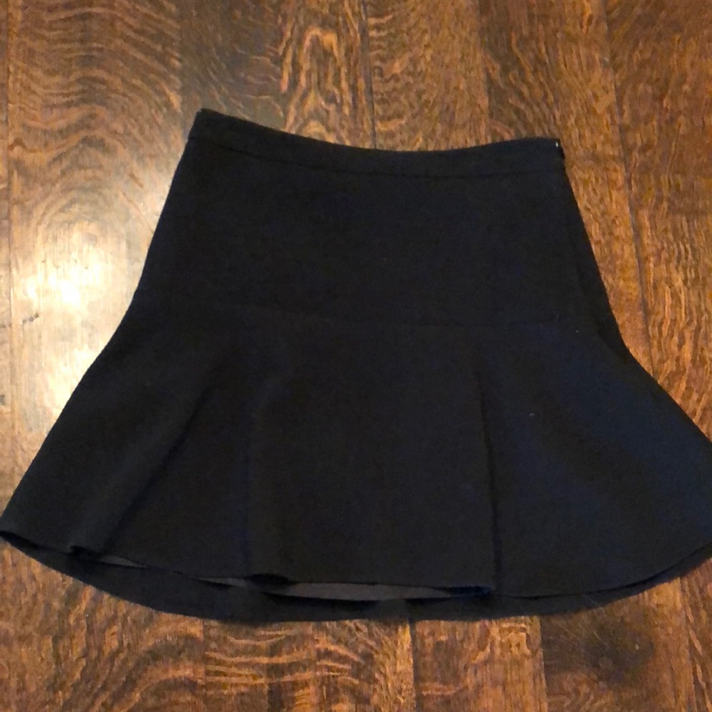 Black skirt flare